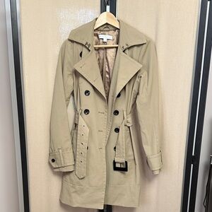 New York & Company Beige Trench Coat